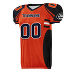 Custom Black Orange Illinois High-Performance American Football Jersey FBJ06-D023001-7