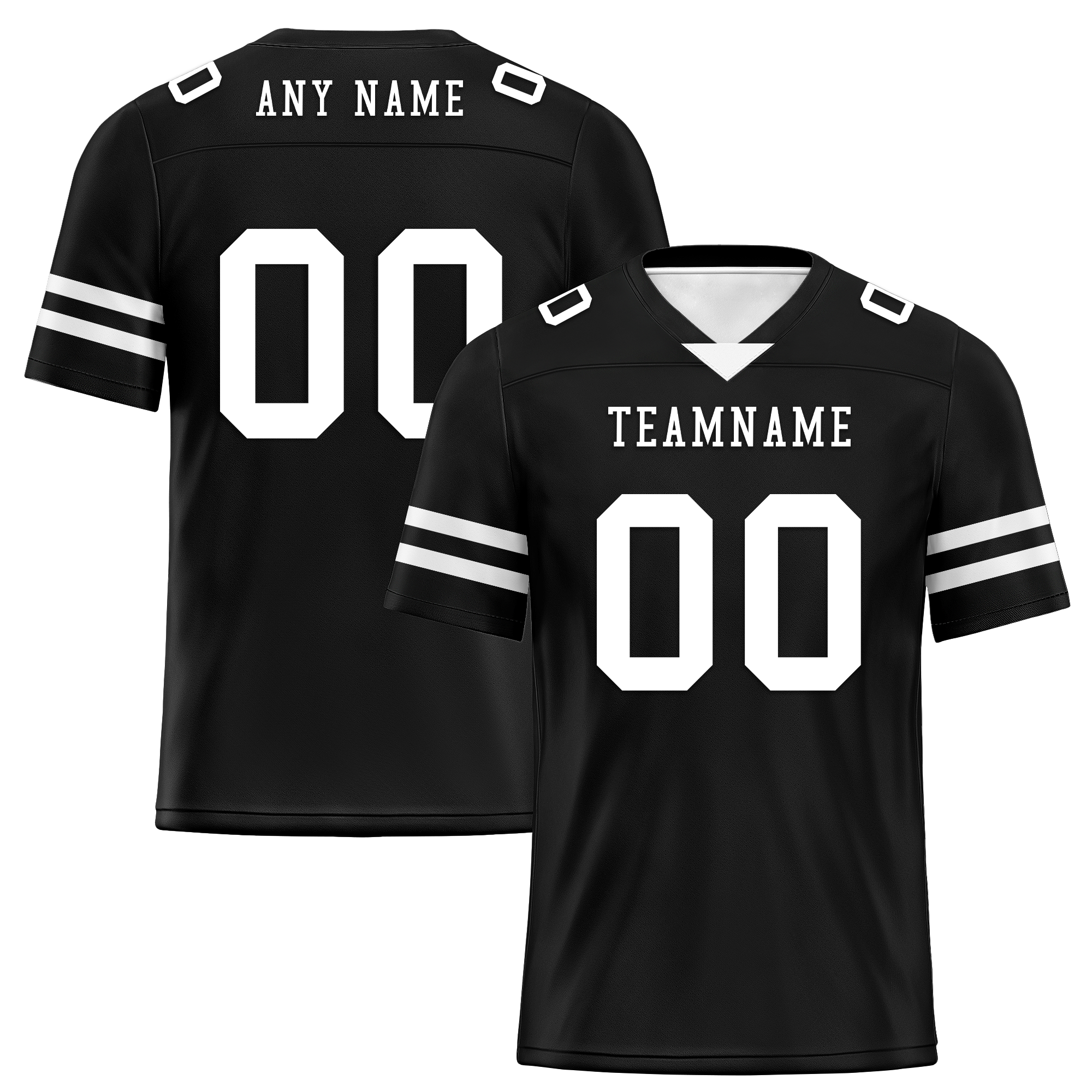 Custom Black Classic Style Personalized Authentic Football Jersey FBJ02-bd0a70bc