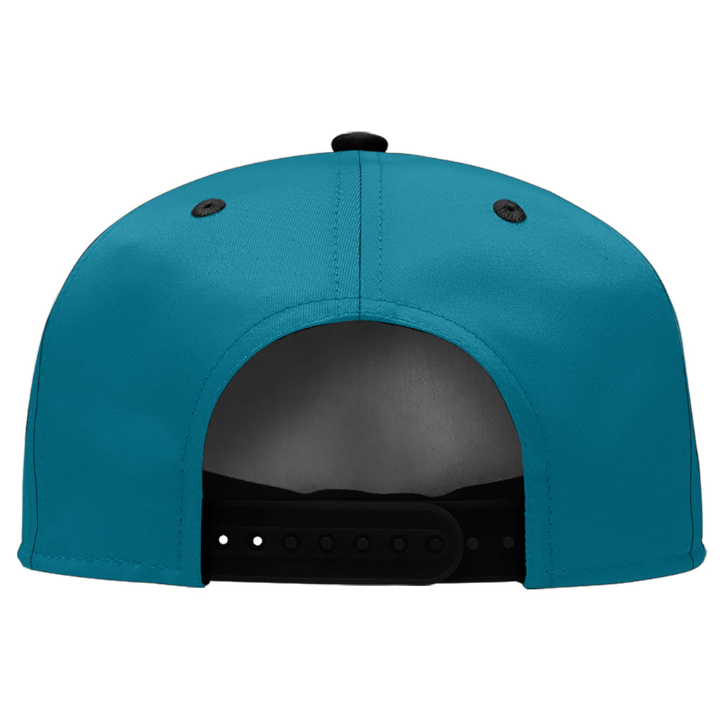 Custom Blue Jacksonville Hat Sport Design Cap Stitched Adjustable Personalized PR067B-D020262-16