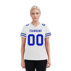Custom White Classic Style Personalized Authentic Football Jersey FBJ02-bd0a700e