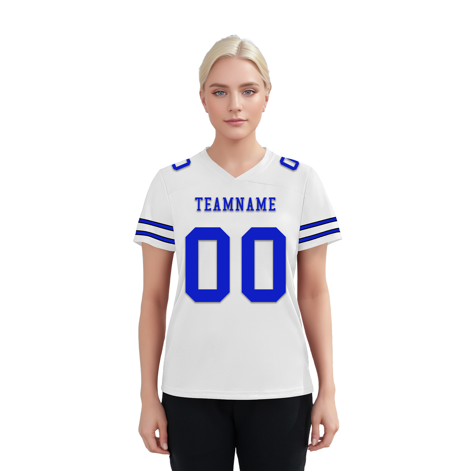 Custom White Classic Style Personalized Authentic Football Jersey FBJ02-bd0a700e