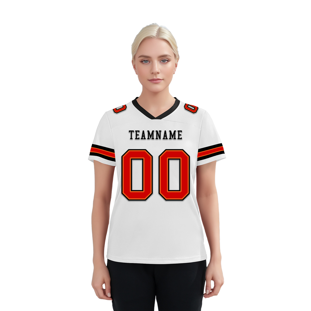 Custom White Classic Style Personalized Authentic Football Jersey FBJ02-bd0a70ae