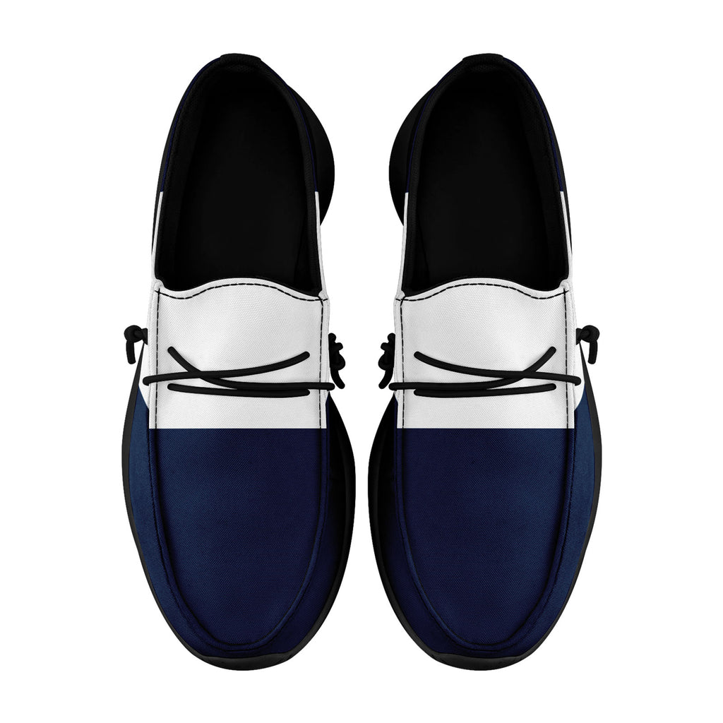 Custom Blue White Dallas Jacket and Sports Shoes Combo Offer Personalized Combo ZH-D020294-9