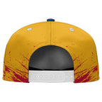 Custom Yellow Red Blue Pittsburgh Hat Sport Design Cap Stitched Adjustable Personalized PR067B-D020261-30