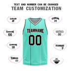 Custom Mint Green Gold Black Charlotte City Edition Personalized Reversible Basketball Set Sports Basketball Jersey BBJ01R-D0610-4