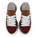 Custom Deep Red White Washington Shoes Personalized Sneaker FN038-D023003-31 Custom Online