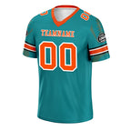 Custom Light Green Miami Personalized Authentic Football Jersey FBJ02-D025033-25
