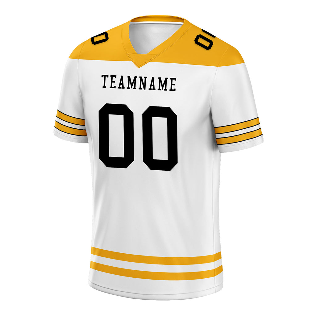 Custom Pittsburgh Personalized Authentic Football Jersey FBJ02-E0607-7