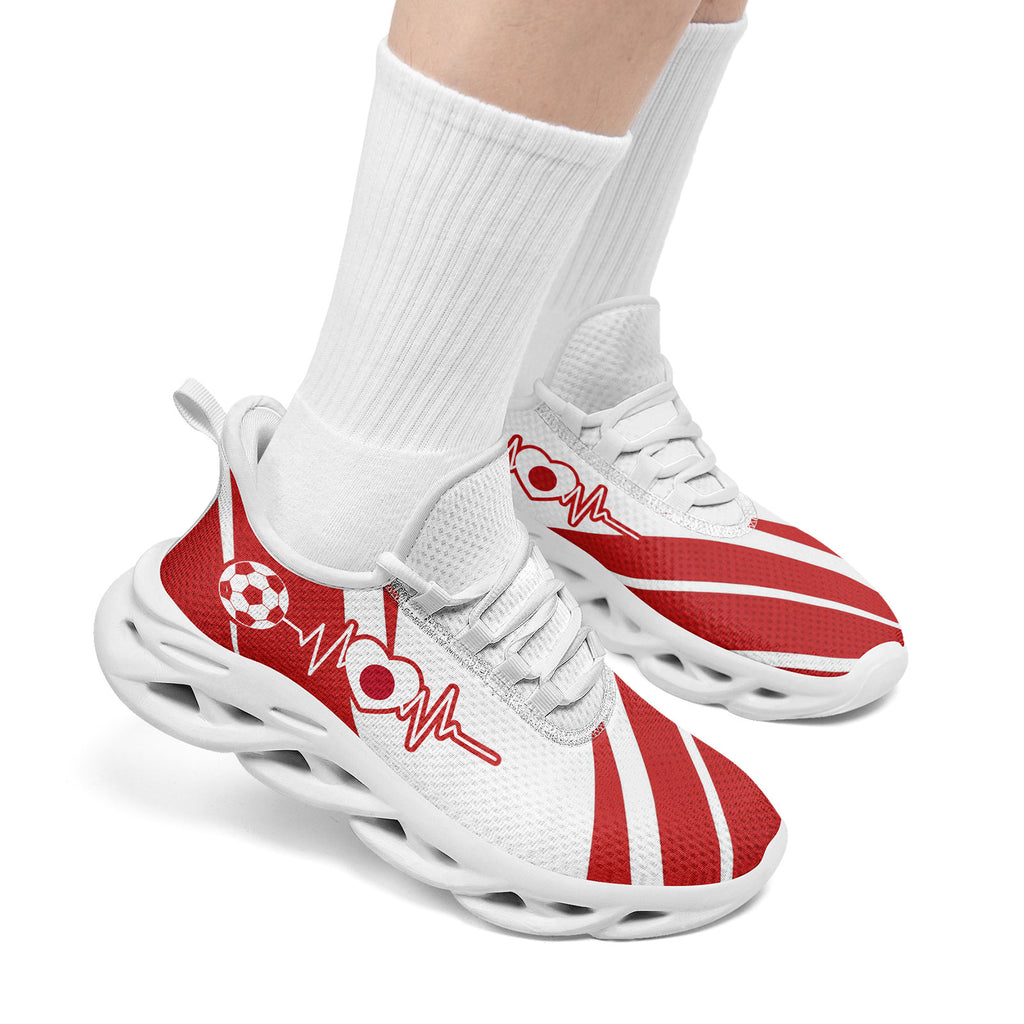 Custom Japan 2026 World Cup Sneakers DIY Country Flag Running Shoes Lightweight Sport Shoes Gift for Football Fans Personalized Team Name and Logo FN003-F025044-9