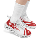 Custom Japan 2026 World Cup Sneakers DIY Country Flag Running Shoes Lightweight Sport Shoes Gift for Football Fans Personalized Team Name and Logo FN003-F025044-9