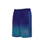 Custom Blue Fade Fashion Sports Uniform Basketball Jersey BBJ01-D020102-9