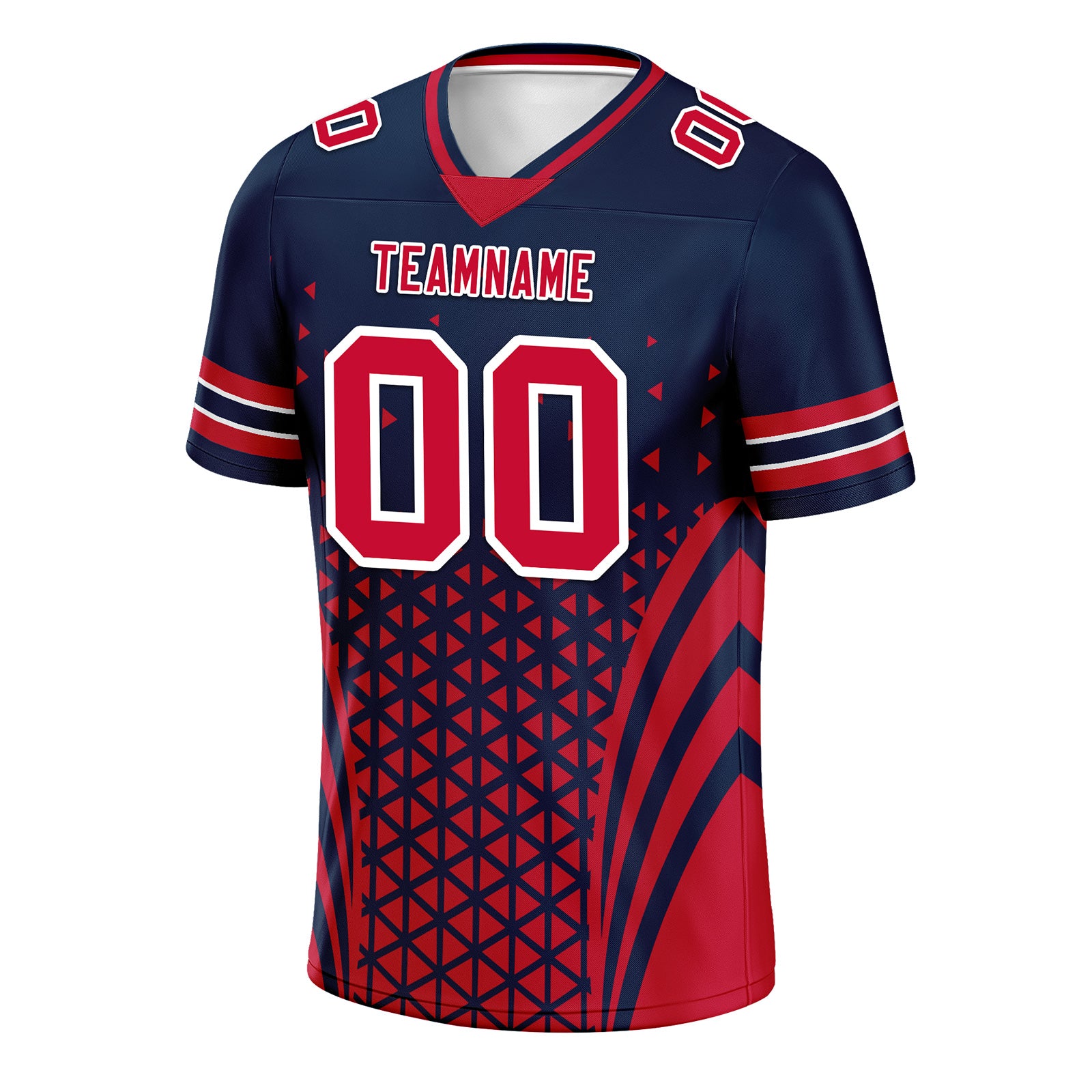 Custom Blue White Massachusetts Football Jersey and Sports Shoes Combo Offer Personalized Combo ZH-D023031-26