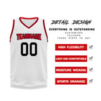 Custom Red White Black City Edition Personalized Sports Uniform Authentic Basketball Jersey BBJ01-D06101-11