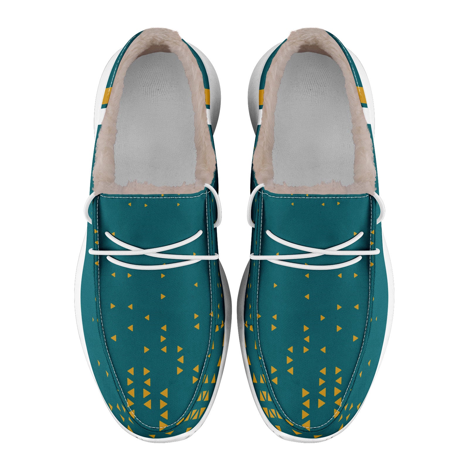 Custom Green Yellow Jacksonville Shoes Personalized Sneaker FN042-D020279-16