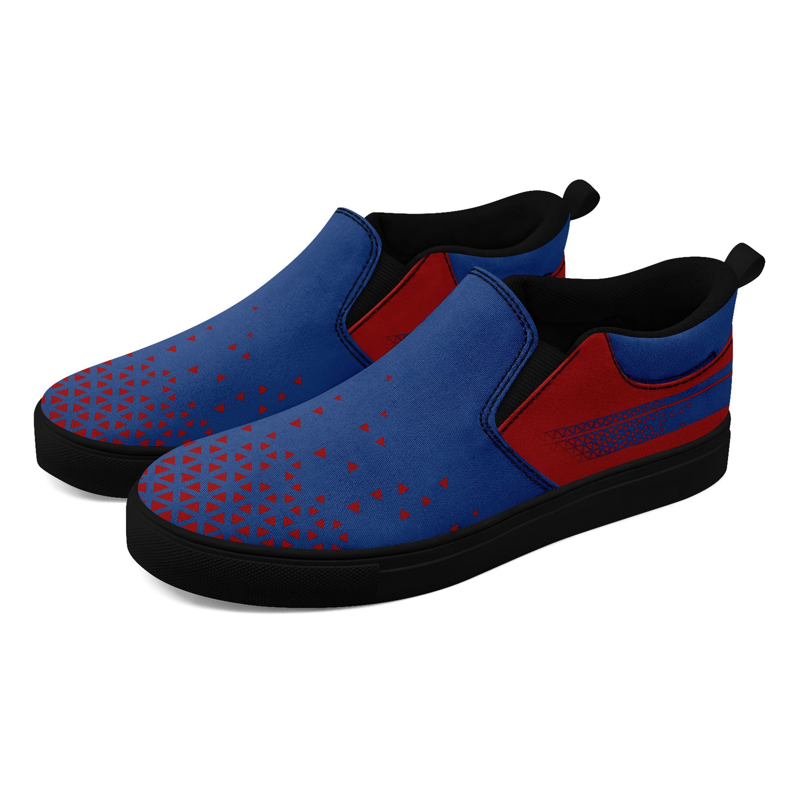 Custom Canvas Sneakers Personalized Slip On Shoes FN071-E023042-3