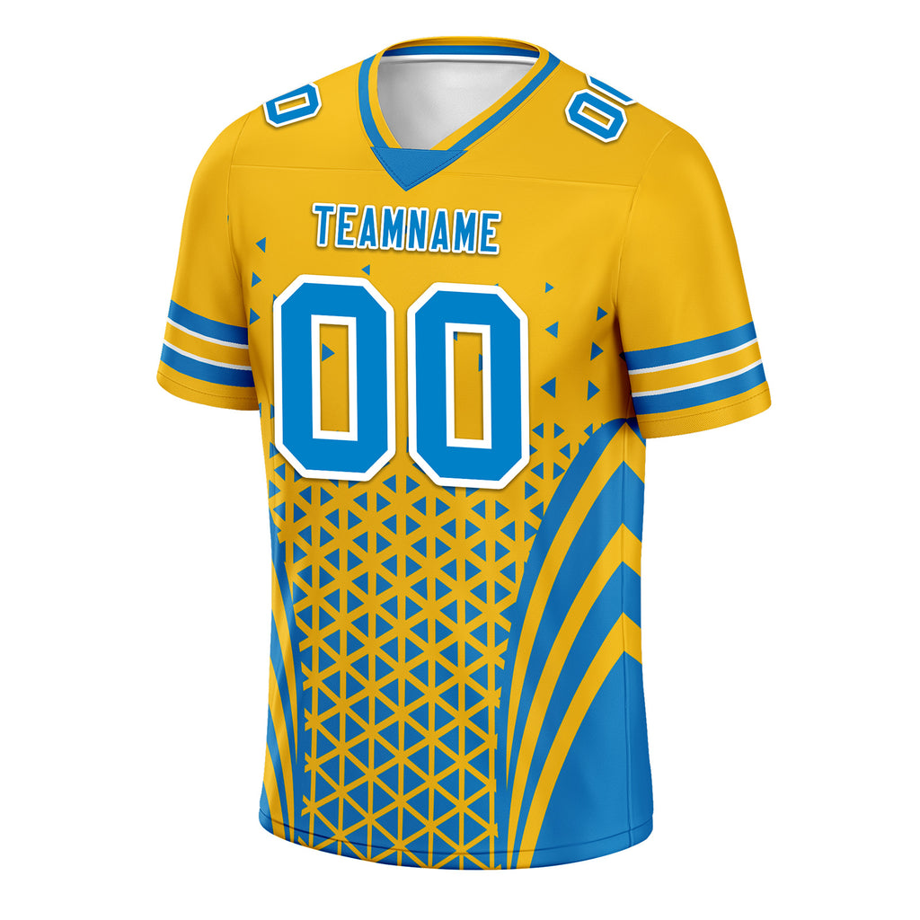 Custom Blue White California Football Jersey and Sports Shoes Combo Offer Personalized Combo ZH-D023031-22