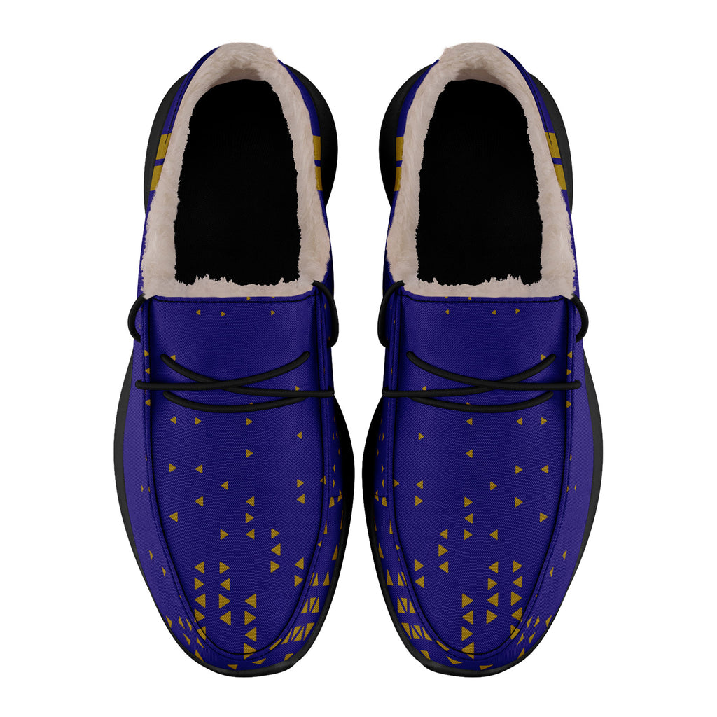 Custom Blue Yellow Baltimore Shoes Personalized Sneaker FN042-D020279-2