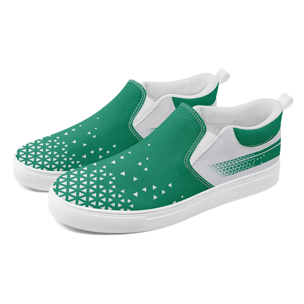 Custom Canvas Sneakers Personalized Slip On Shoes FN071-E023042-10