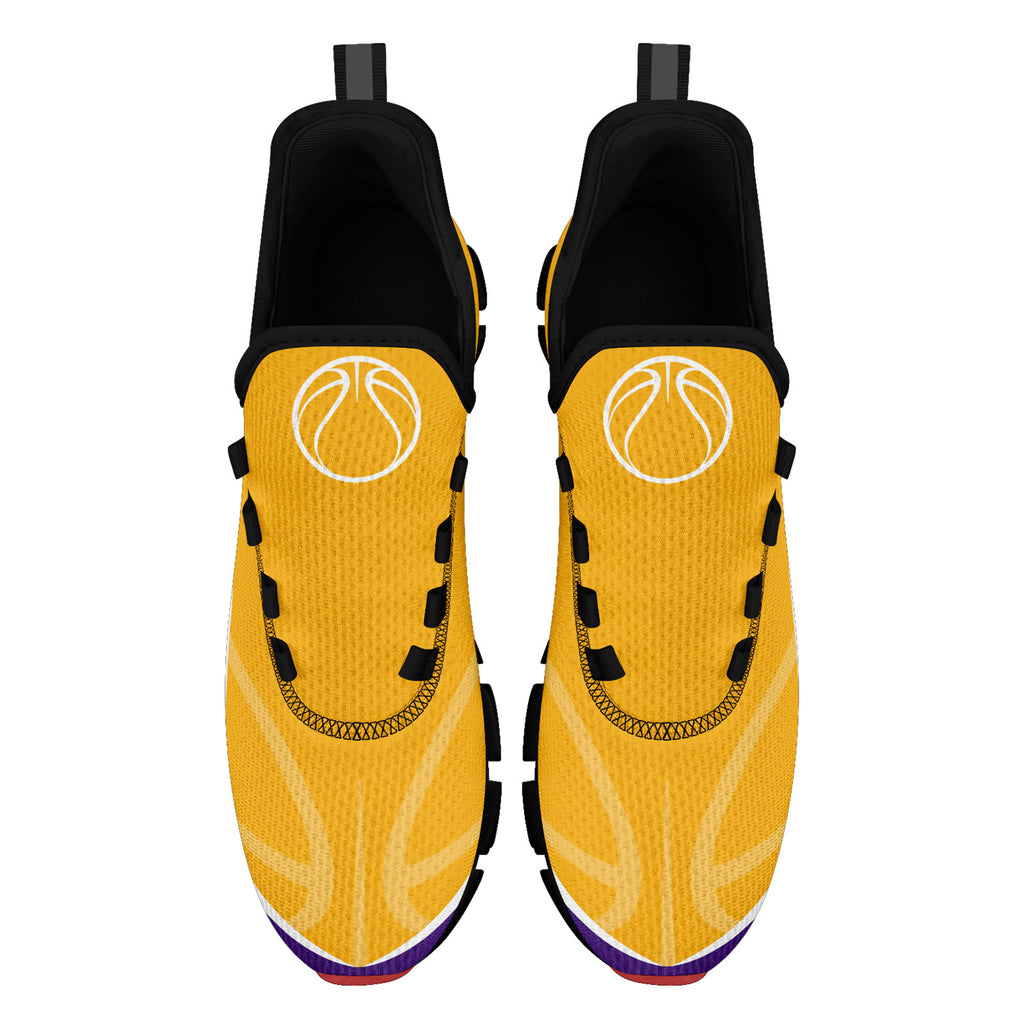Custom Purple Yellow Maxsoul Shoes Personalized Sneaker FN003XD-D020391-7