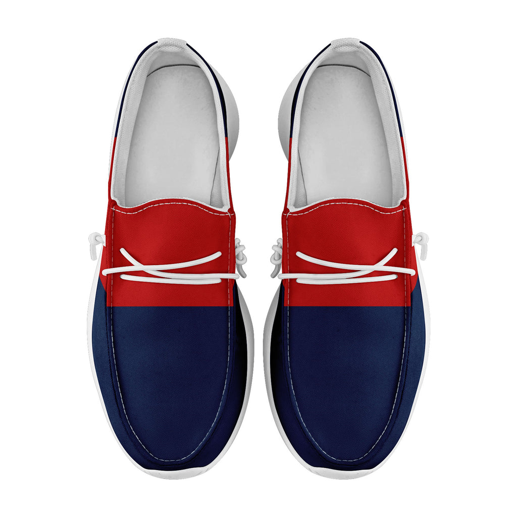Custom Gray Red Blue New England Jacket and Sports Shoes Combo Offer Personalized Combo ZH-D020294-26