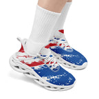 Custom South Korea 2026 World Cup Sneakers DIY Country Flag Running Shoes Lightweight Sport Shoes Gift for Football Fans Personalized Team Name and Logo FN003-F009130-2