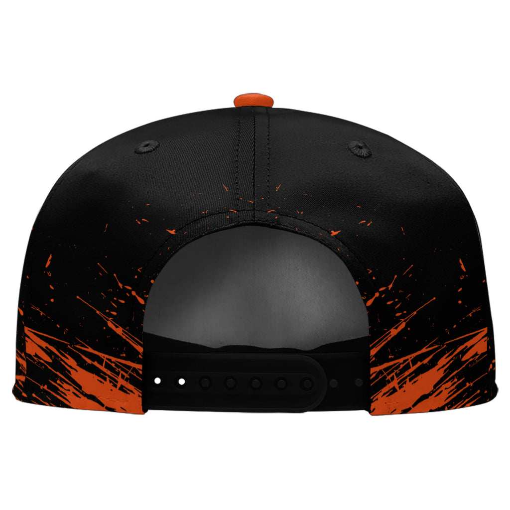 Custom Black Orange Cincinnati Football Jersey and Hat Combo Offer Personalized Combo ZH-D020326-6