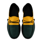 Custom Green Yellow Green Bay Jacket and Sports Shoes Combo Offer Personalized Combo ZH-D020294-13