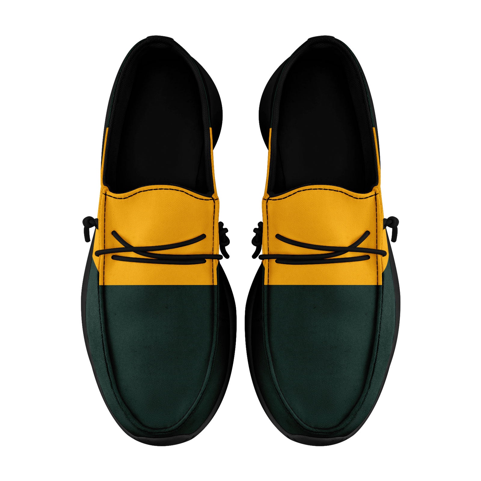 Custom Green Yellow Green Bay Jacket and Sports Shoes Combo Offer Personalized Combo ZH-D020294-13