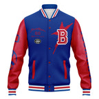 Custom Blue Red Buffalo Jacket and Sports Shoes Combo Offer Personalized Combo ZH-D020294-4