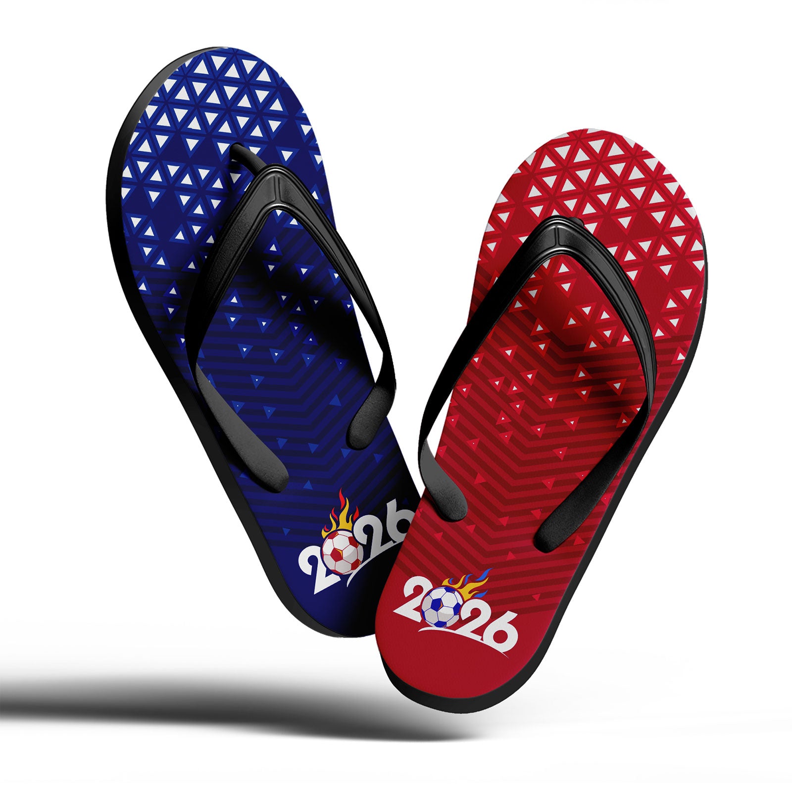 Custom United States 2026 World Cup Sneakers DIY Country Flag Running Shoes Lightweight Sport Shoes Gift for Football Fans Personalized Team Name and Logo FN058-F028041-5