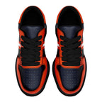 Custom Blue Orange Chicago Shoes Personalized Sneaker FN032-D020389-7