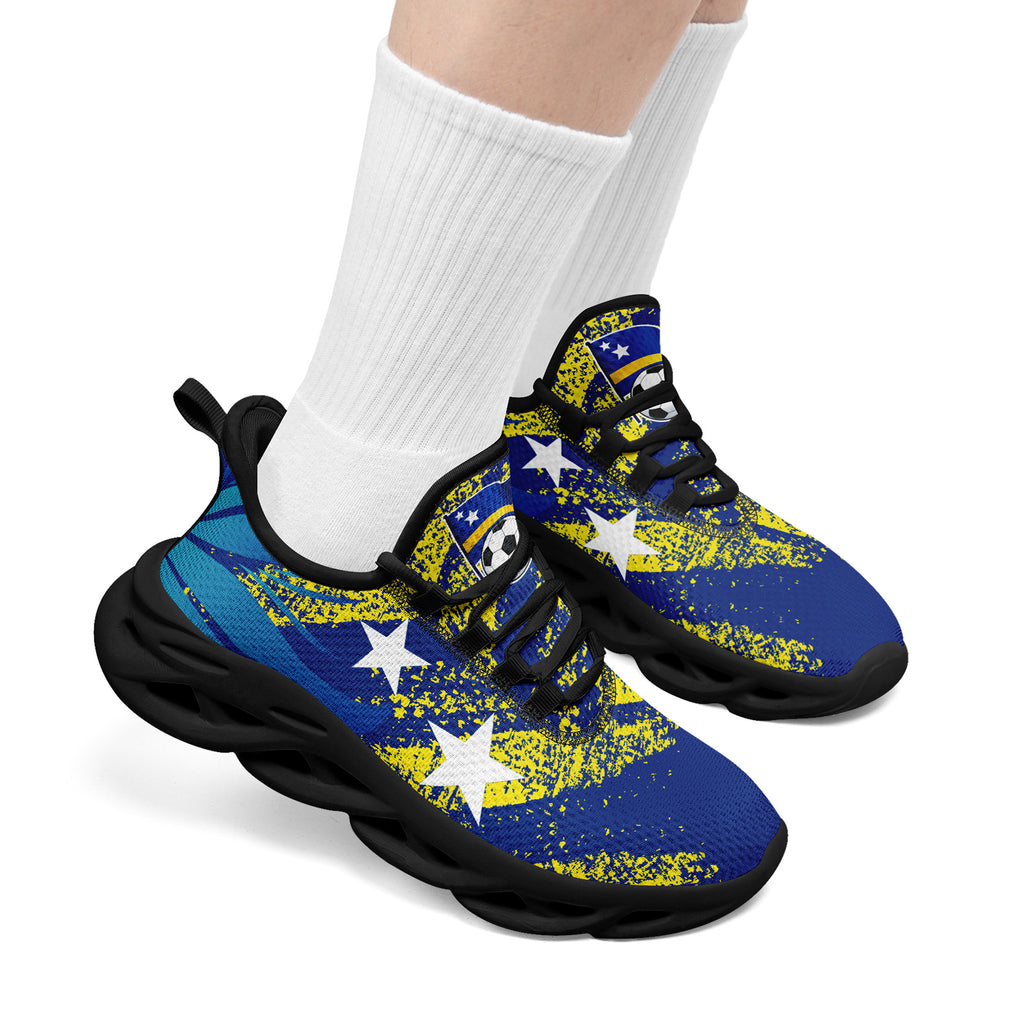 Custom Curaçao 2026 World Cup Sneakers DIY Country Flag Running Shoes Lightweight Sport Shoes Gift for Football Fans Personalized Team Name and Logo FN003-F009074-4