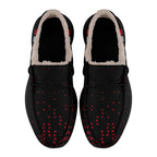 Custom Black Red Atlanta Shoes Personalized Sneaker FN042-D020279-3