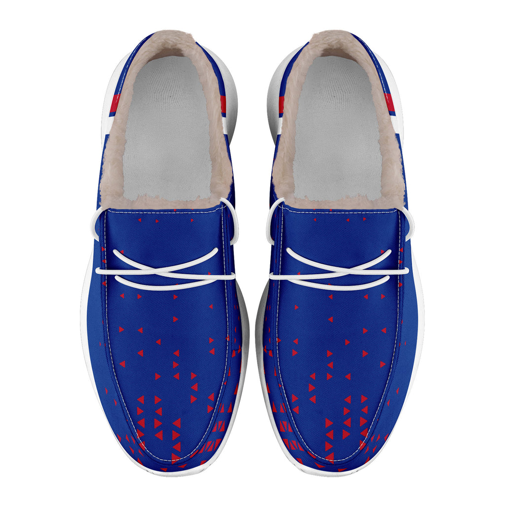 Custom Blue Red Buffalo Shoes Personalized Sneaker FN042-D020279-4