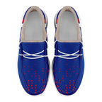Custom Blue Red Buffalo Shoes Personalized Sneaker FN042-D020279-4