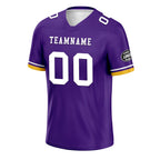 Custom Purple Yellow Minnesota Football Jersey and Firesoul Sports Shoes Combo Offer Personalized Combo ZH-D020273-17