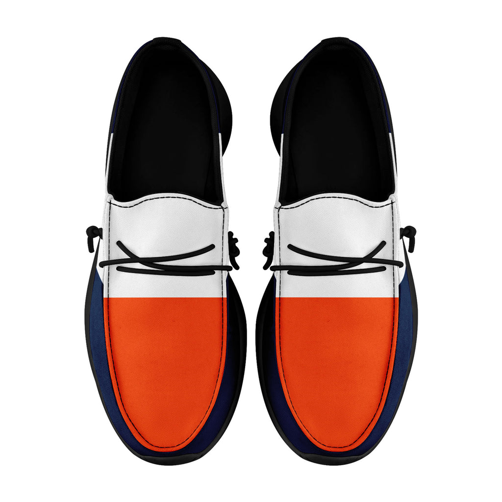 Custom White Orange Blue Denver Jacket and Sports Shoes Combo Offer Personalized Combo ZH-D020294-10