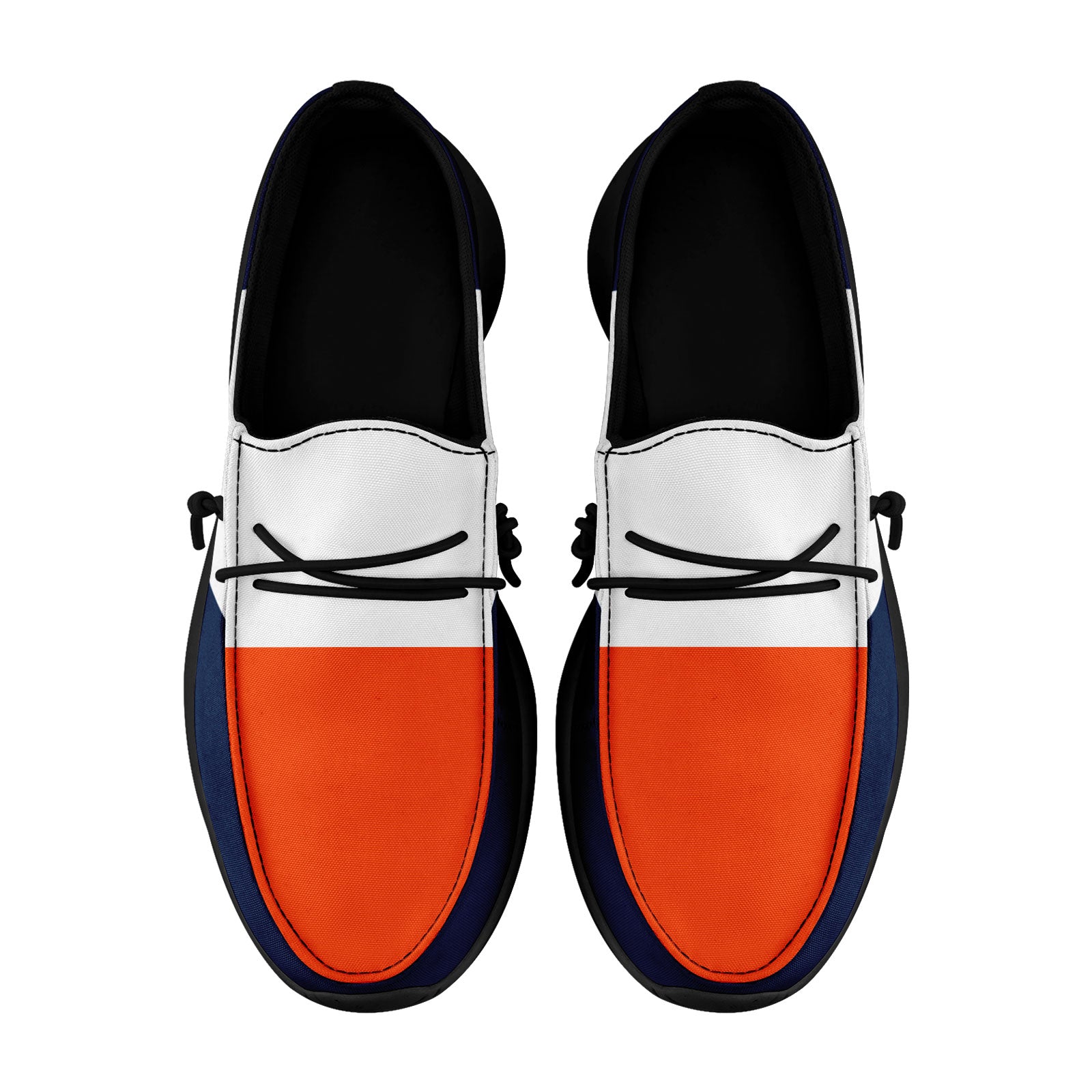 Custom White Orange Blue Denver Jacket and Sports Shoes Combo Offer Personalized Combo ZH-D020294-10