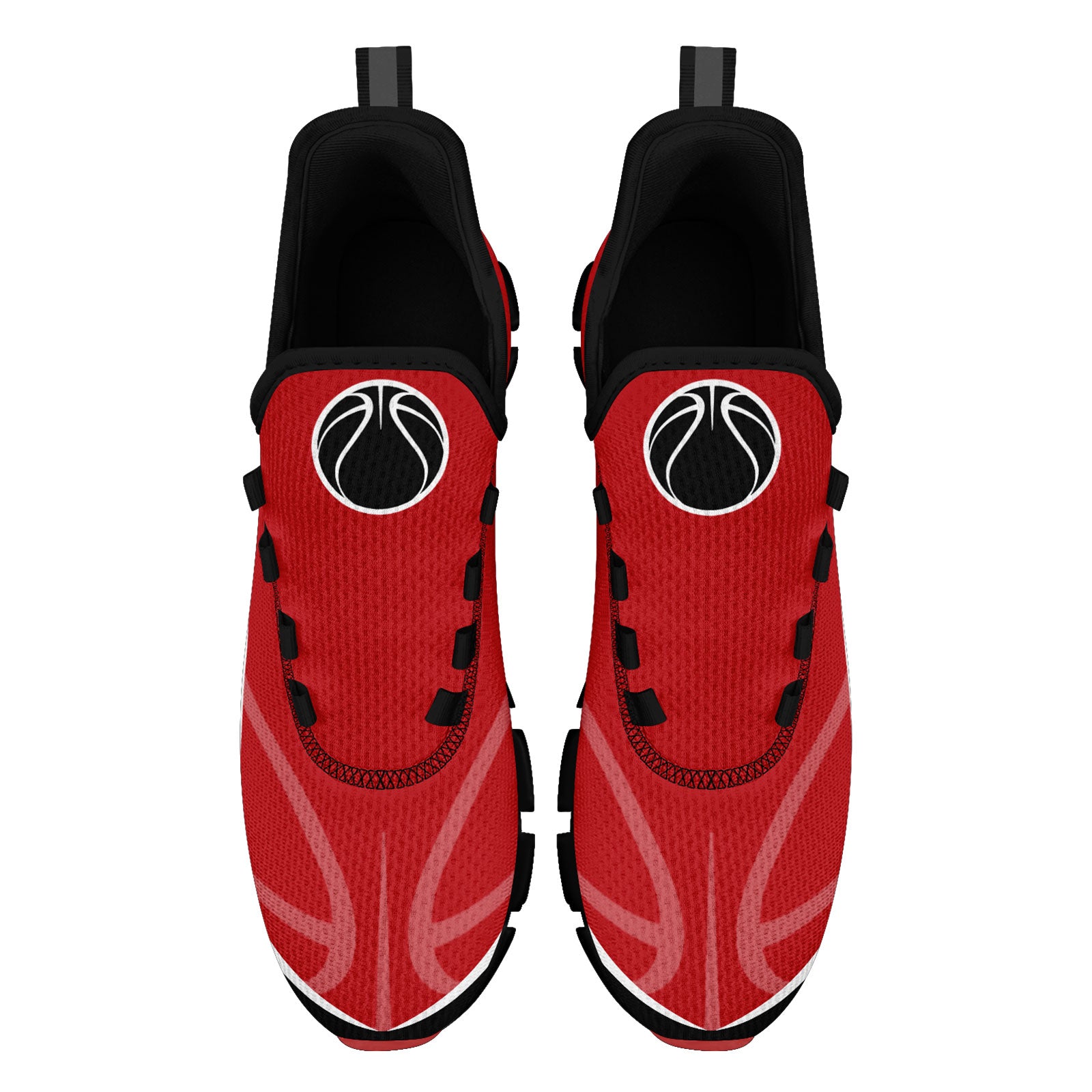 Custom Red Black Maxsoul Shoes Personalized Sneaker FN003XD-D020391-2