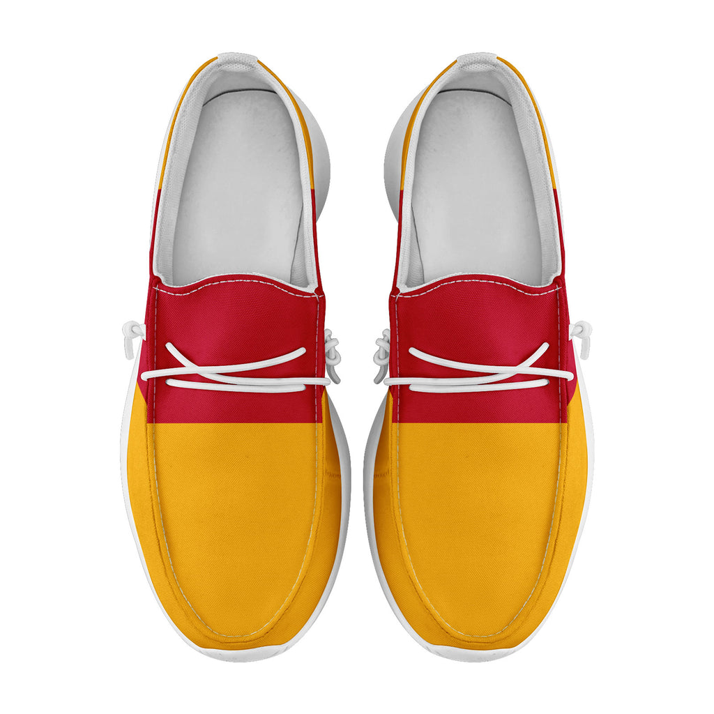 Custom Gray White Red Yellow Pittsburgh Jacket and Sports Shoes Combo Offer Personalized Combo ZH-D020294-30