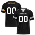 Custom Black Classic Style Personalized Authentic Football Jersey FBJ02-bd0a70a8