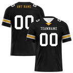 Custom Black Classic Style Personalized Authentic Football Jersey FBJ02-bd0a70a8
