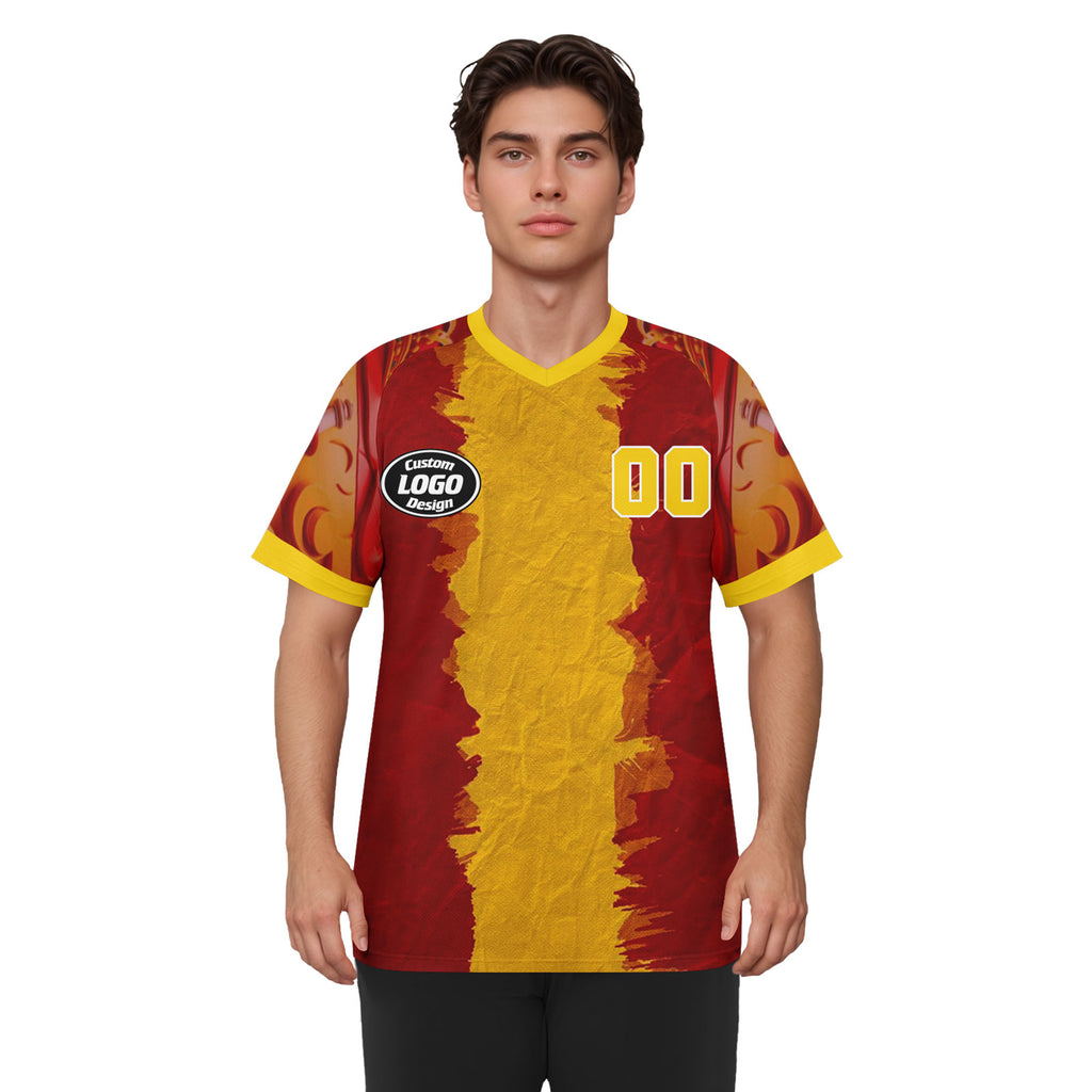 Custom Spain 2026 World Cup Football Shirt Customized Soccer Jersey for Fans Add Your Name & Number FZ190-F025072-1