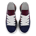 Custom Blue White Massachusetts Shoes Personalized Sneaker FN038-D023003-26 Custom Online