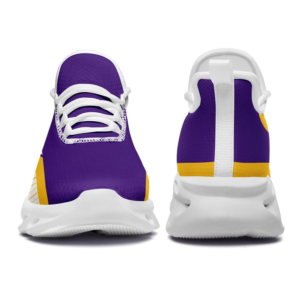 Custom Purple Yellow Minnesota Maxsoul Shoes Personalized Sneaker FN003-D020325-17
