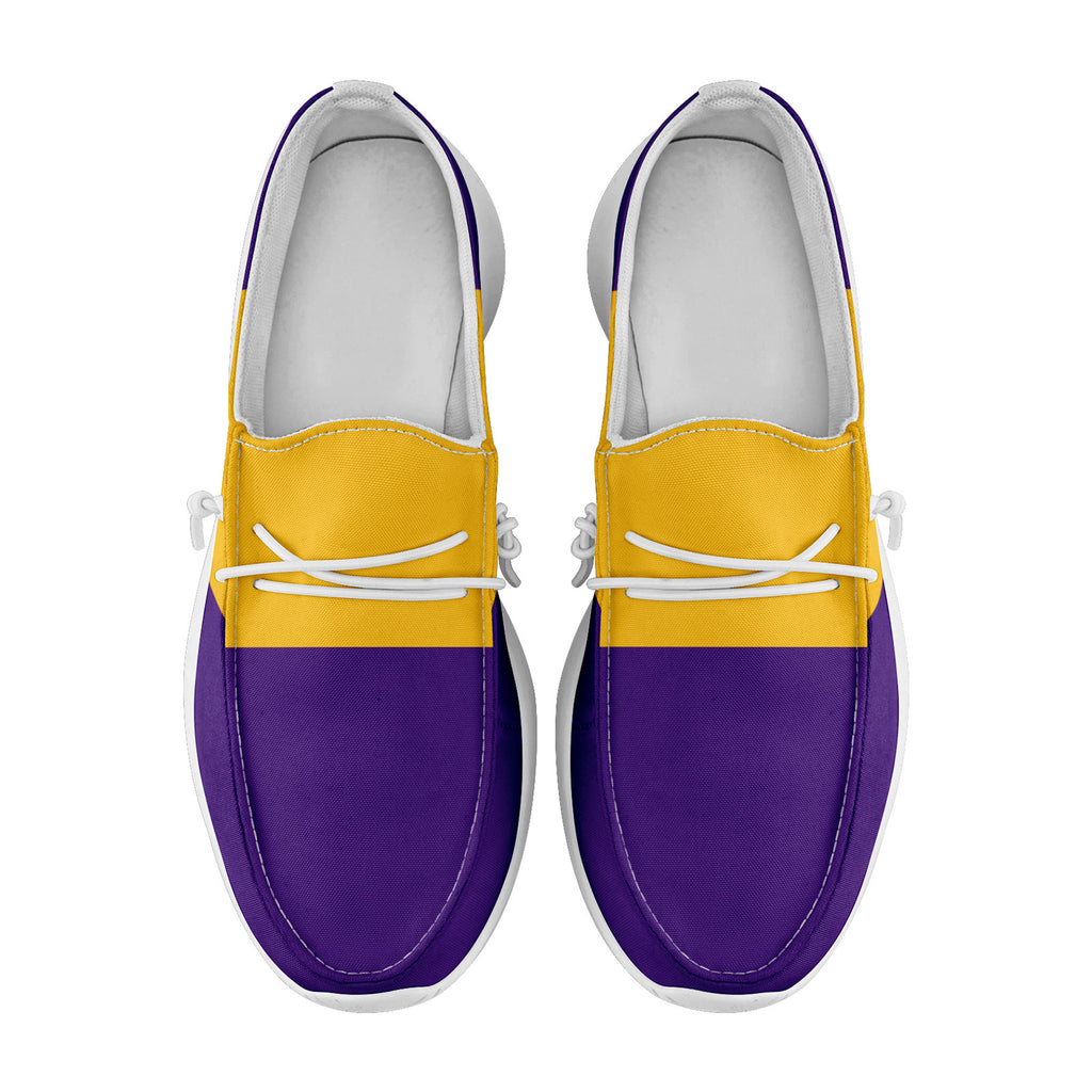 Custom Purple Yellow Minnesota Jacket and Sports Shoes Combo Offer Personalized Combo ZH-D020294-17