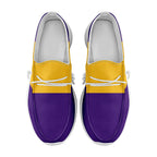 Custom Purple Yellow Minnesota Jacket and Sports Shoes Combo Offer Personalized Combo ZH-D020294-17