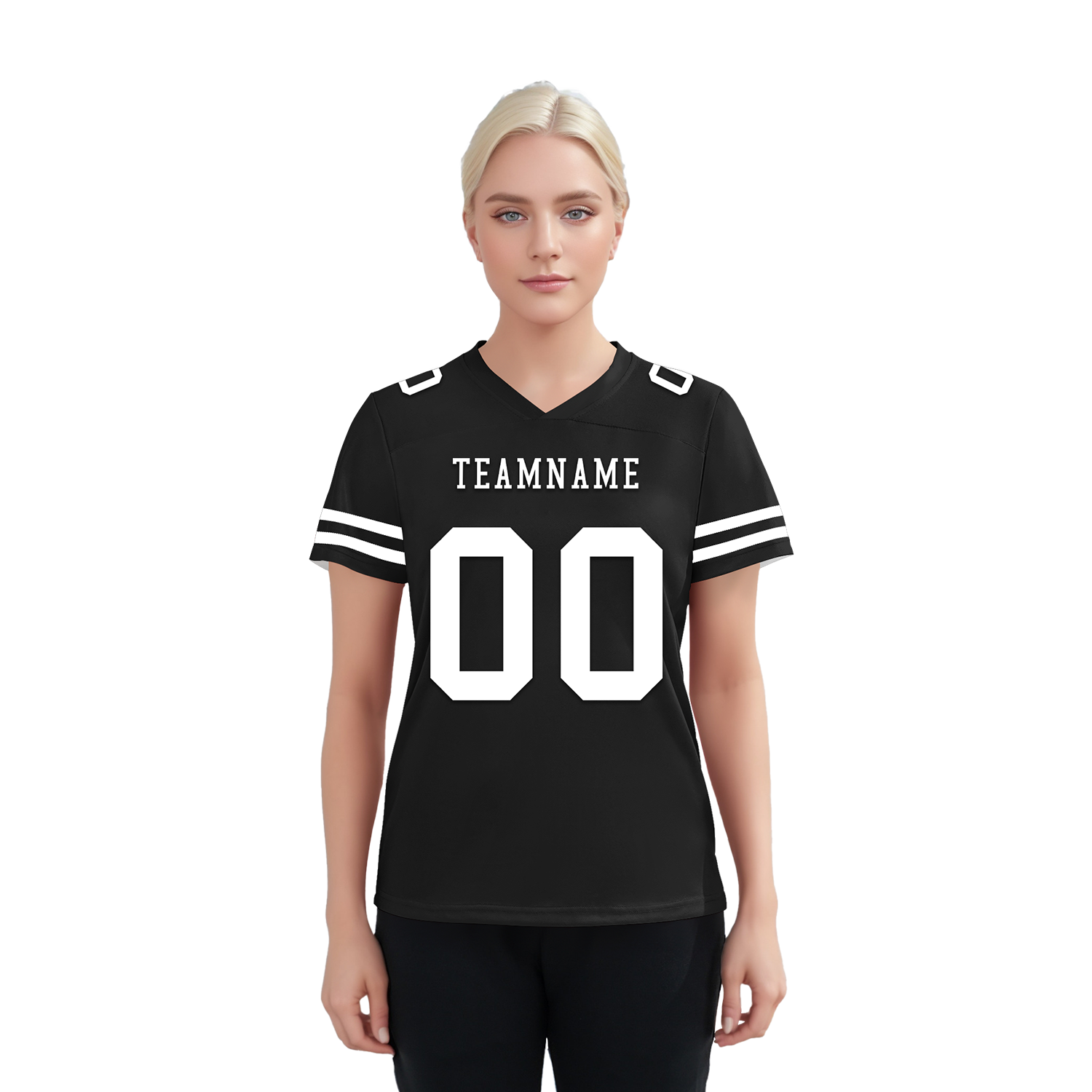 Custom Black Classic Style Personalized Authentic Football Jersey FBJ02-bd0a70bc