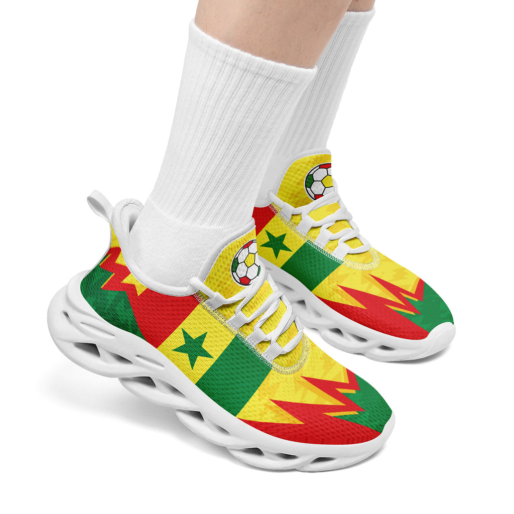Custom Senegal 2026 World Cup Sneakers DIY Country Flag Running Shoes Lightweight Sport Shoes Gift for Football Fans Personalized Team Name and Logo FN003-F009094-4