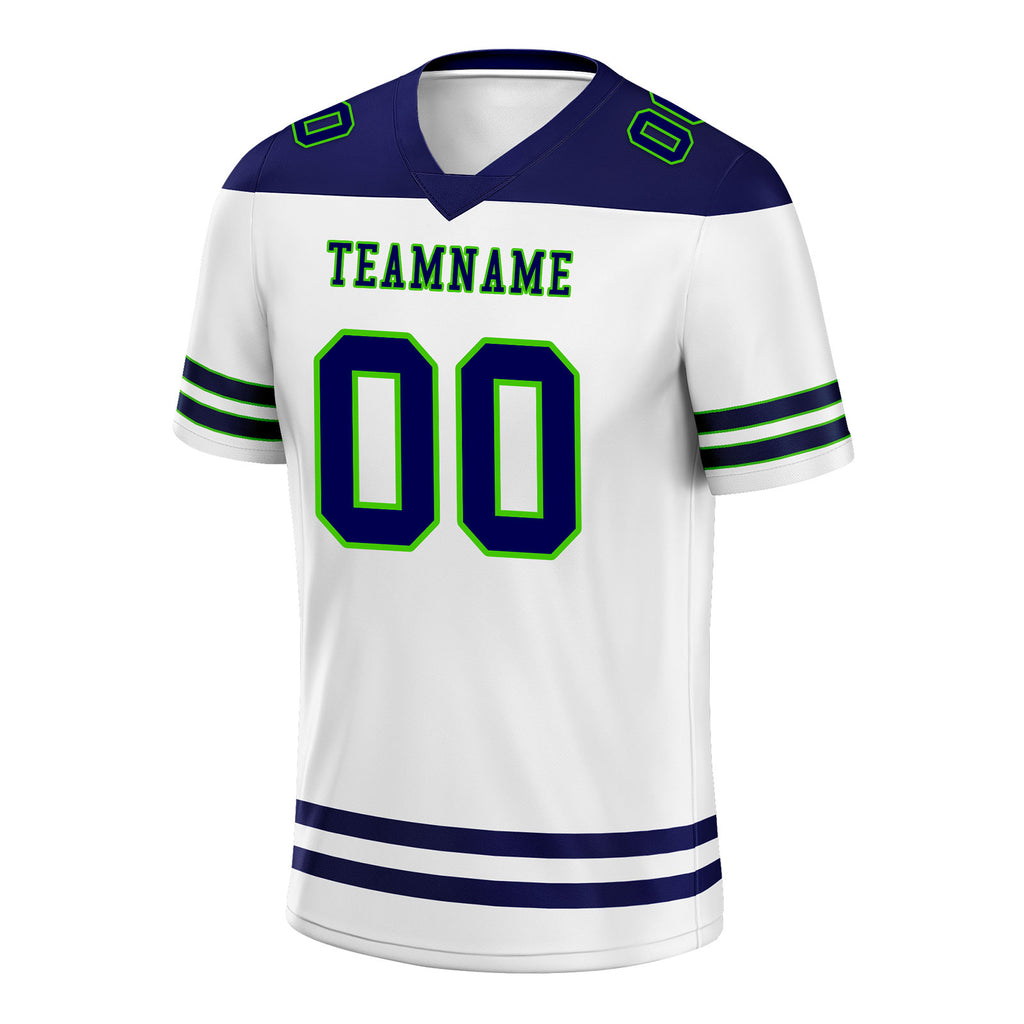Custom Seattle Personalized Authentic Football Jersey FBJ02-E0607-30